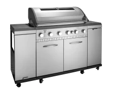 GrillChef GC 12120 Gas BBQ INOX Ψησταριά Υγραερίου