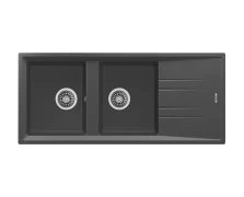 Teka STONE 80 B-TG 2B 1D DARKGREY Νεροχύτης (115400007)