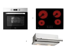 Teka HCB 6545 INOX + TZ 6415 + TL 6310 Σετ Φούρνος/Εστία/Απορροφητήρας
