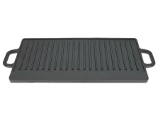 GrillChef GC 15937 Πλάκα Μαντεμένια 2 όψεων με λαβές 50x23,5cm