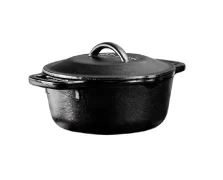 Lodge L1SP3 Μαντεμένια Κατσαρόλα - Γάστρα με Μαντεμένιο καπάκι 0,94 lt | 15,5εκ.