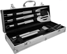 Home&Camp HC 21065 Σετ 5 εργαλεία BBQ σε Βαλιτσάκι
