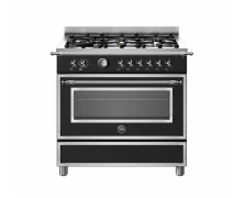 Bertazzoni HER96L1ENET Μαύρη Μικτή Κουζίνα