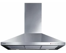 Pyramis Τετράγωνη Ecoline Inox Απορροφητήρας Καμινάδα Τοίχου 60cm (065030801)