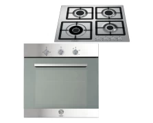 ΝΕΟΧ F63 4 COG G K SS + FQ60 4VT GLΧ Σετ Φούρνος/Εστία