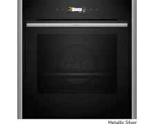 Neff B59CR31Y0 Metallic Silver Εντοιχιζόμενος Φούρνος NOV60E6M3 (B59CR31Y0 + Z9060MY0)