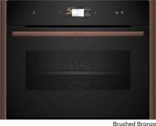 Neff C29FS3AY0 Brushed Bronze Εντοιχιζόμενος Φούρνος Compact NFS45E2B0 (C29FS3AY0 + Z9045BY0)