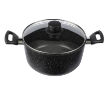 Ballarini VPG32 VIPITENO GRANITIUM Κατσαρόλα 24εκ. με καπάκι