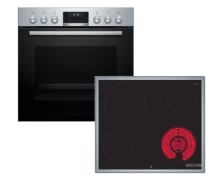 Bosch BA53CN03 (HEG537BS4 + NKF645GA2E) Σετ Φούρνος/Εστία