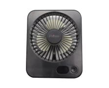 Primo PRMF-80693 Mini Μαύρος12.5cm Επαναφορτιζόμενος Ανεμιστήρας (800693)