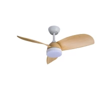 Primo PRCF-80661 36'' 91εκ Με R/C 3 ξυλινα πτερύγια 1 Φως LED Ανεμιστήρας Οροφής Λευκός (800661)