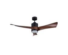 Primo PRCF-80663 54'' 137εκ DC Με R/C Φως LED Ανεμιστήρας Οροφής Μαύρος - Kαφέ (800663)