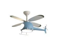 Primo PRCF-80678 38'' 98εκ DC Με R/C Kids Series Helicopter Ανεμιστήρας Οροφής Μπλέ (800678)