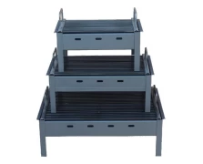 Somagic Grill Eko 5030 Ατσάλινη Ψησταριά Κάρβουνου με Προέκταση Υψους (740693)