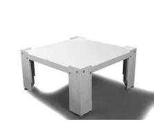 Roller 00803 Υψηλή Λευκή Βάση Στήριξης Πλυντηρίου 30cm