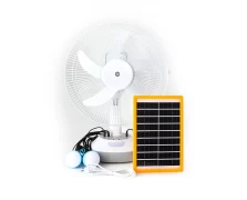 DP DP-F110AT Ηλιακός Επαναφορτιζόμενος Ανεμιστήρας 16'' (180066)