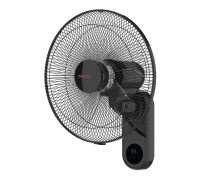 Hοbby HWF-80613 Ανεμιστήρας Τοίχου Μαύρος 40εκ. 5 φτερά με Τηλεχειριστήριο (800613)