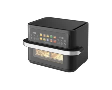 Primo PRAF-40530 Dual Zone Digital 11L 2800W με παράθυρο Inox-Μαύρη Φριτέζα Αέρος (400530)