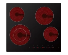 Eskimo ES HB41DUALFR Αυτόνομη Κεραμική Εστία