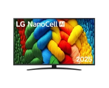 LG 43NANO81A6A NanoCell AI 43'' 4K UHD Smart TV Τηλεόραση 2025