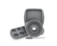 Izzy IZ-8263 Σετ Σκεύη Μαγειρικής & Ζαχαροπλαστικής από Σιλικόνη 4τμχ (224725)