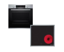 Bosch HBA514BS3 + PKE645BA2E Σετ Φούρνος/Εστία (BA51FN02)