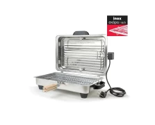 Roller Ηλεκτρική Ψηστιέρα με Καπάκι 1200W με σχάρα INOX (20207)