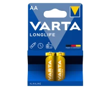 VARTA 4106 συσκ. 2 AΛΚΑΛΙΚΗ LONGLIFE AA (120299)