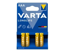 VARTA 4103 συσκ. 4 AΛΚΑΛΙΚΗ LONGLIFE AAA (120304)
