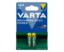 VARTA ΕΠΑΝΑΦΟΡΤΙΖΟΜΕΝΗ 800mAh συσκ.2 AAA (12840)