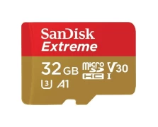 SanDisk Extreme microSDHC 32GB + SD Adapter 100MB/s V30 UHS-I U3 A1 (532763)