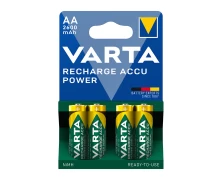 VARTA ΕΠΑΝΑΦΟΡΤΙΖΟΜΕΝΗ 2600mAh συσκ.4 AA (128090)