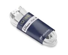 CELLULAR LINE 345555 Tech Away USB Καλώδιο Συγχρονισμού και Φόρτισης Lightning για συσκευές Apple (0,9m) Λευκό (499085)