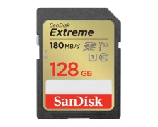 SanDisk Extreme 128GB SDXC UHS-I + 1 year RescuePRO Deluxe SD Card (531678)