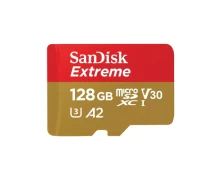 SanDisk Extreme microSDXC 128GB + SD Adapter + 1 year RescuePRO Deluxe (531686)