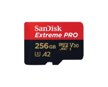 SanDisk Extreme PRO microSDXC 256GB + SD Adapter + 2 years RescuePRO Deluxe (531692)