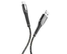 CELLULAR LINE 312663 USB Extreme Καλώδιο Συγχρονισμού και Φόρτισης Type-C (2m) Μαύρο (49528)