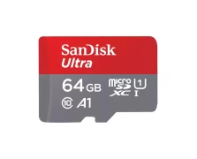 SanDisk SDSQUAB-064G-GN6MA Ultra microSDXC 64GB + SD Adapter 140MB/s  A1 Class 10 UHS-I (532615)