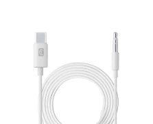 CELLULAR LINE 384097 Καλώδιο Ήχου Type-C/3,5mm Aux (1m) Λευκό (490556)