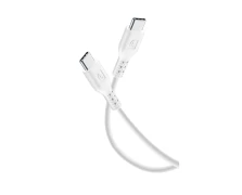 CELLULAR LINE 373633 USB Καλώδιο Συγχρονισμού και Φόρτισης Type-C (2m) Λευκό (49841)
