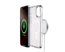 CELLULAR LINE 482823 Μαγνητική Θήκη Κινητού για Magsafe Φορτιστή iPhone 16 Pro Max Διαφανής (490847)