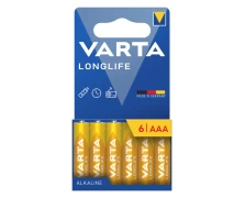 VARTA 4103 συσκ.6 Αλκαλική Longlife AAA (120340)