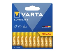 VARTA 4103 συσκ.10 ΑΛΚΑΛΙΚΗ LONGLIFE ΑΑΑ (120342)