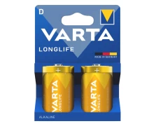 VARTA 4114 συσκ. 2 ΑΛΚΑΛΙΚΗ LONGLIFE D (120349)