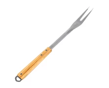 Somagic Πιρούνα από Ανοξείδωτο Ατσάλι (Inox) 44cm με Ξύλινη Λαβή (456248)