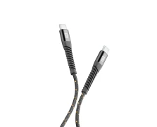 CELLULAR LINE 426063 USB Tetra Force Καλώδιο Συγχρονισμού και Φόρτισης Type-C (2M) Μαύρο (490695)