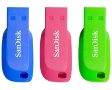SanDisk SDCZ50C-032G-B46T Blade USB 2.0 3-pack 32GB (534392)