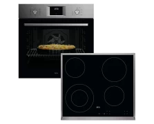 AEG OA5AB21SM + HK624010XB Σετ Φούρνος/Εστία