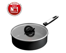 Tefal Excellence Black Βαθύ Τηγάνι  24εκ + Καπάκι G32032 (2100137489)