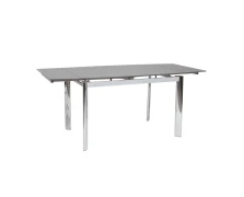 Varossi Τραπέζι Alpino Γκρι 120(180) x 80 x 76 (100-026)